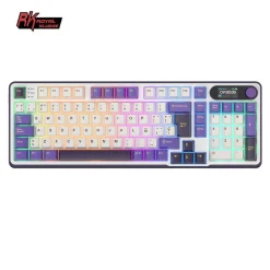 Teclado para Mac y Windows Royal Kludge RKS98 ISO-ES RGB Hot-Swappable Switch Chartreuse Wireless Blackberry