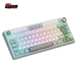 Teclado para Mac y Windows Royal Kludge RKR75 ISO-ES Hot-Swappable Switch Brown Skycyan