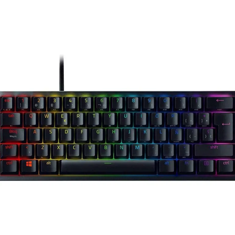 Teclado Razer Huntsman Mini ISO-ES RGB Switch Rojo Negro