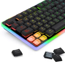 Teclado Redragon Dyaus 2 Gaming RGB Negro