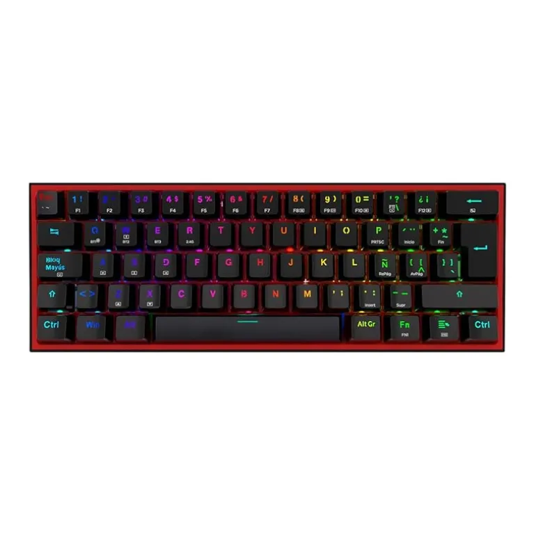 Teclado Redragon Fizz Pro K616 Gaming RGB Switch Red Negro
