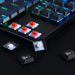 Teclado Redragon Horus 621 Gaming RGB Wireless Switch Red Negro