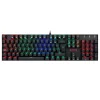 Teclado Redragon Mitra Gaming RGB Blue Switch Negro