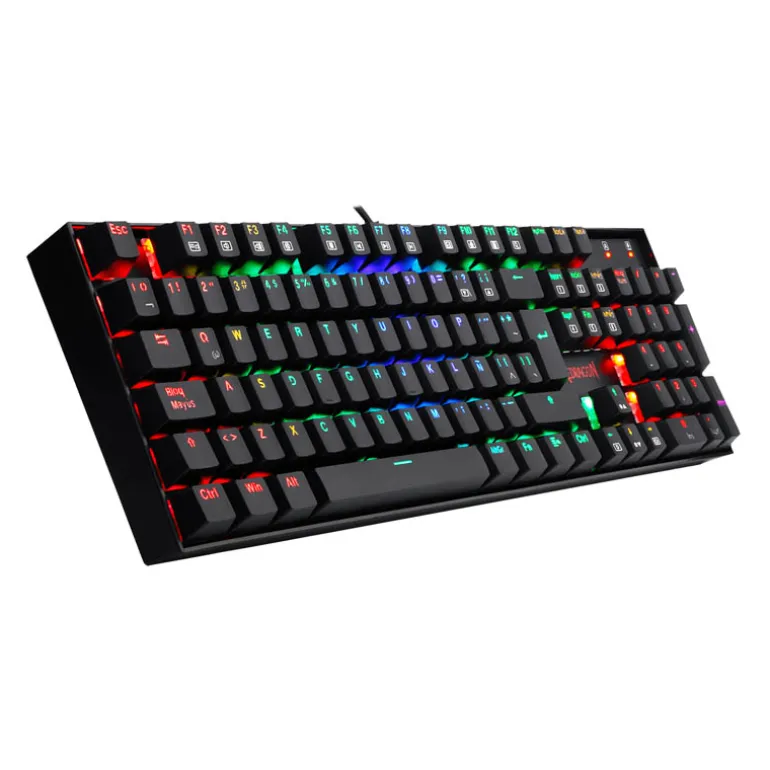 Teclado Redragon Mitra Gaming RGB Blue Switch Negro