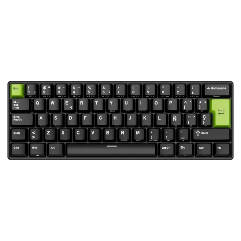 Teclado Royal Kludge RKC61 Hall Effect Magnetic Mint Switch Negro