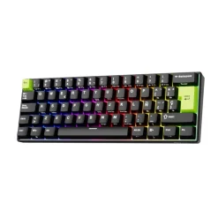 Teclado Royal Kludge RKC61 Hall Effect Magnetic Mint Switch Negro
