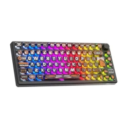 Teclado Royal Kludge RKM75 HE Magnetic Mint Switch