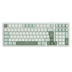 Teclado Royal Kludge RKR98 Pro ISO-ES RGB Hot-Swappable Switch Cream Sky Cyan