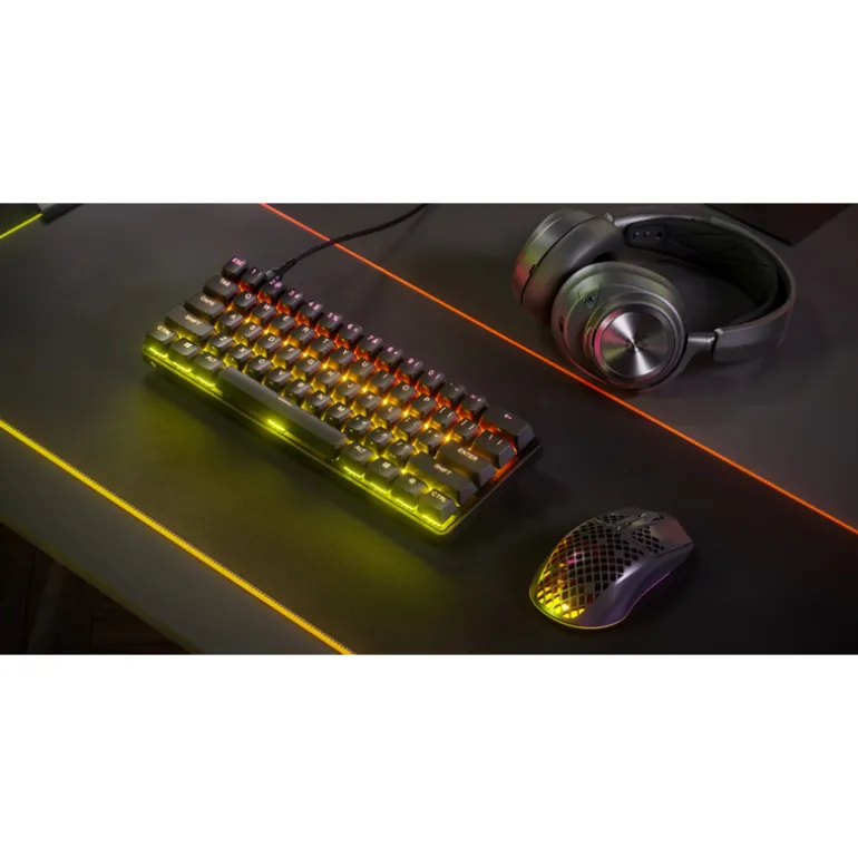 Teclado Steelseries Apex Pro Mini Wireless ANSI RGB Switch OmniPoint 2.0 Negro