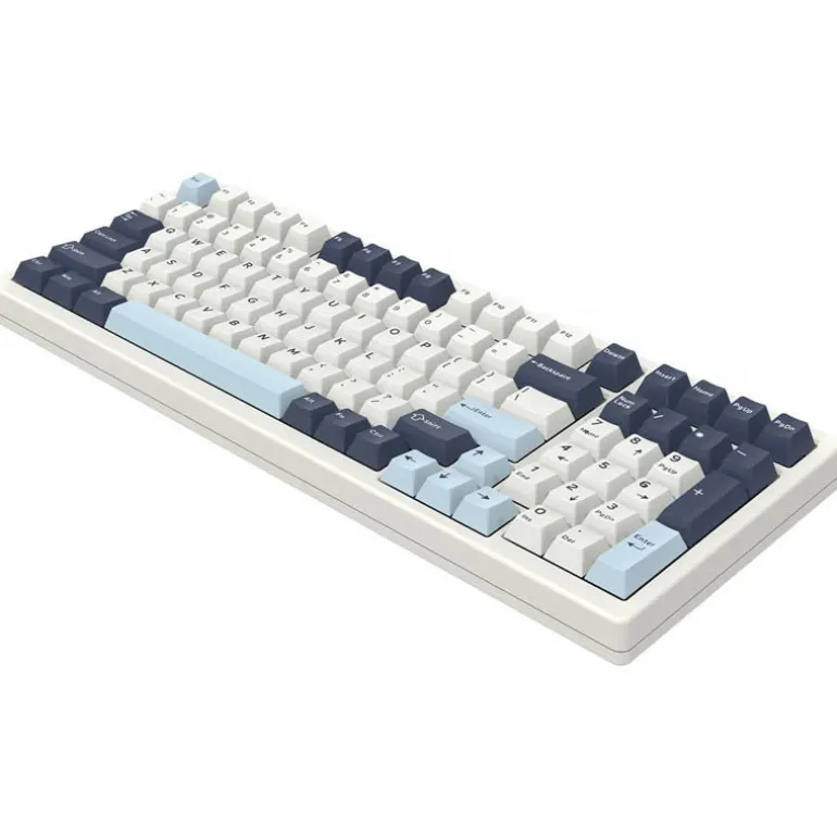 Teclado VGN S99 ANSI RGB Hot-swappable Ice Cream Switch Blanco Azul