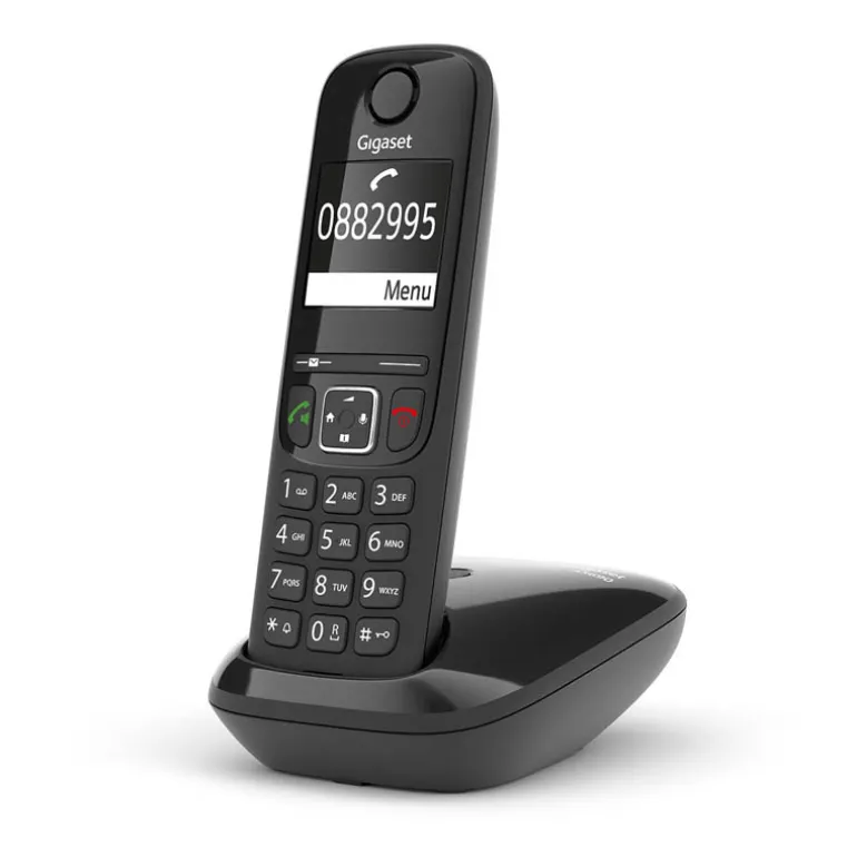 Teléfono Fijo Gigaset AS690 DECT Negro