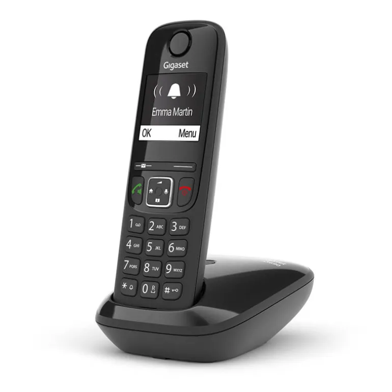 Teléfono Fijo Gigaset AS690 DECT Negro