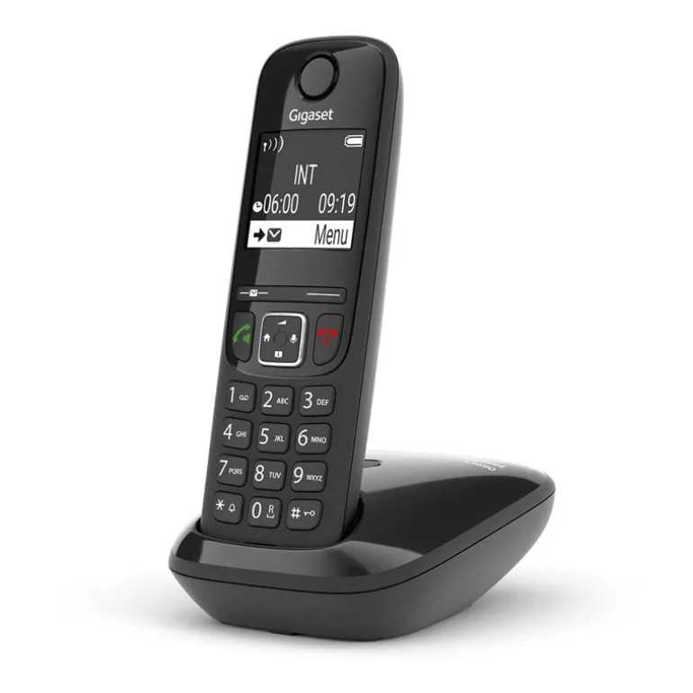 Teléfono Fijo Gigaset AS690 DECT Negro