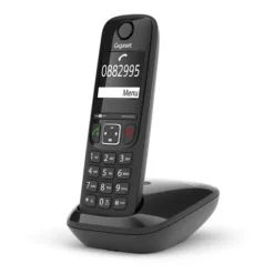 Teléfono Fijo Gigaset AS690 DECT Duo Negro