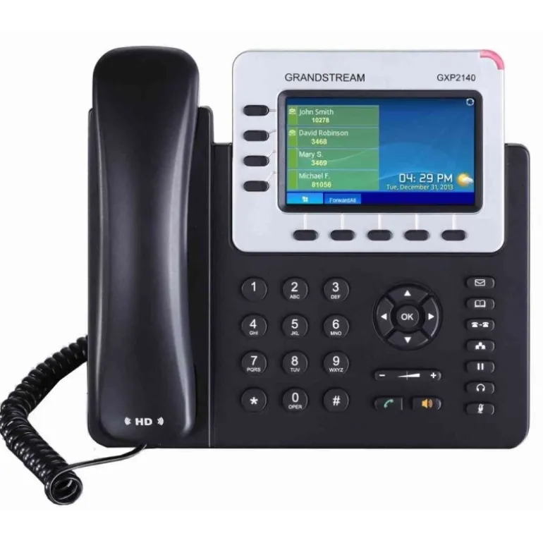Teléfono Fijo Grandstream GXP-2140 IP LCD 4.3?