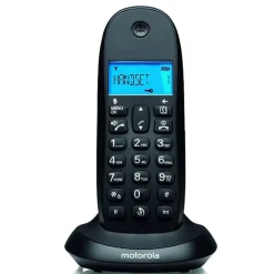 Teléfono Fijo Motorola C1001 CB+ DECT Negro