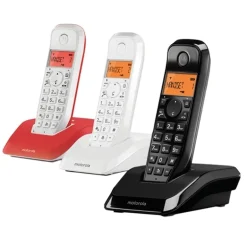 Teléfono Fijo Motorola S1203 DECT Trio