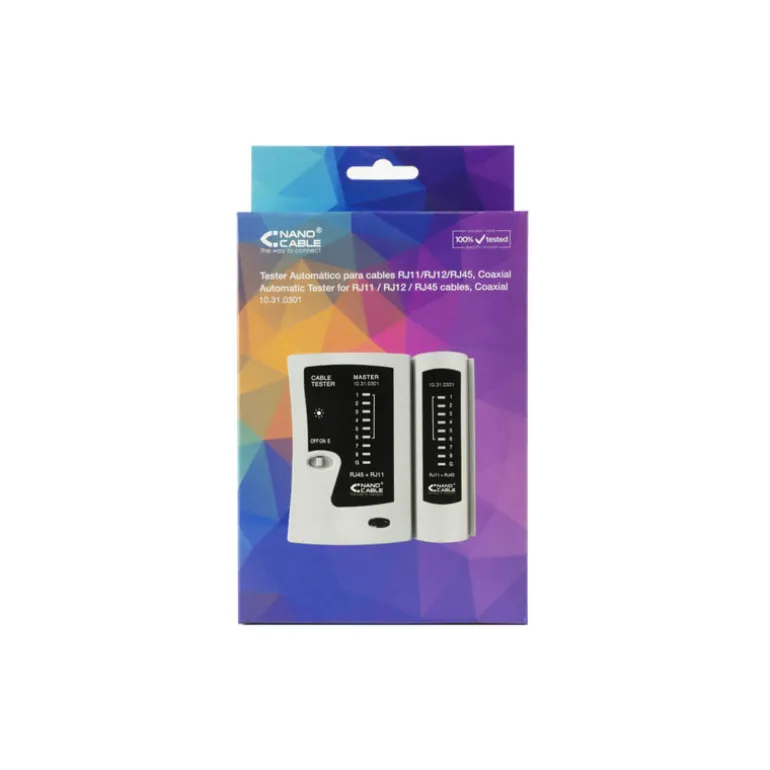 Tester Nanocable Testeador RJ11 RJ12 RJ451