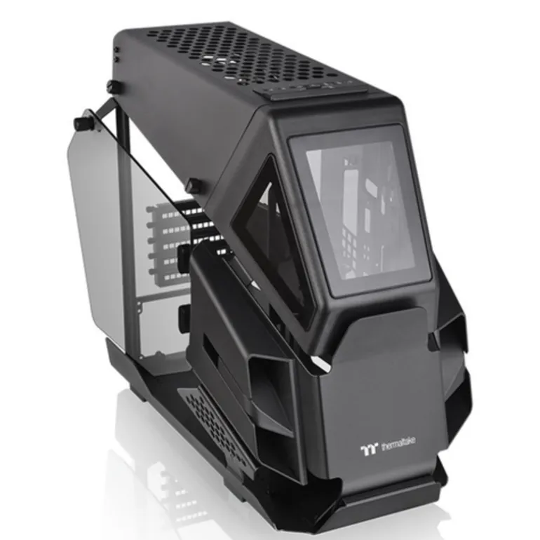 Thermaltake AH T200 Negro Cristal Templado - Caja/Torre
