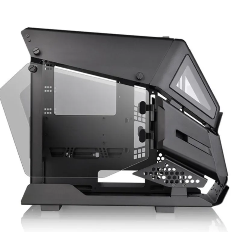 Thermaltake AH T200 Negro Cristal Templado - Caja/Torre