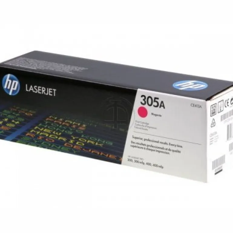 Tóner HP CE413A Nº 305A Magenta