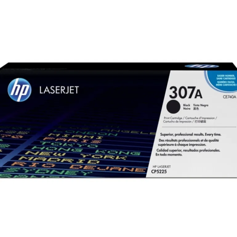 Tóner HP CE740A Nº 307A Negro