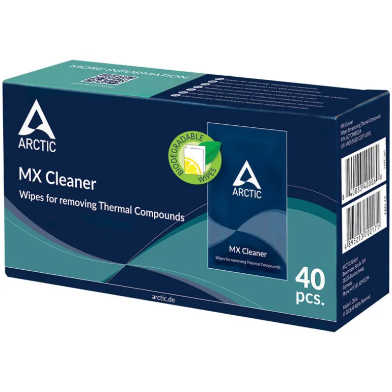 Toallitas Arctic MX Cleaner Box 40 Unidades