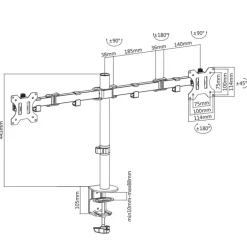Tooq DB1232TN-B 2 Pantallas13
