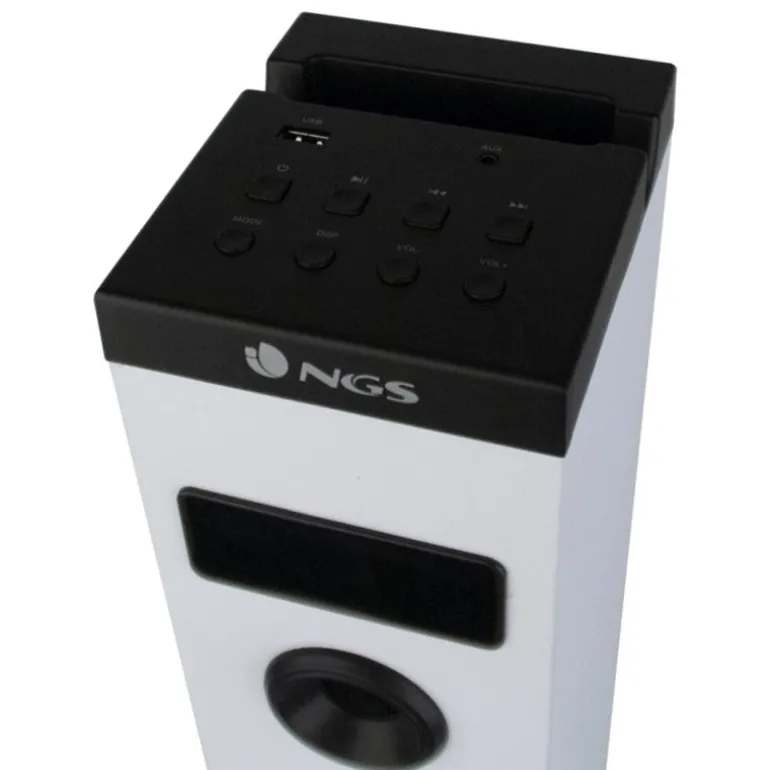 Torre Sonido NGS Sky Charm 50W Bluetooth 2.1 Blanco