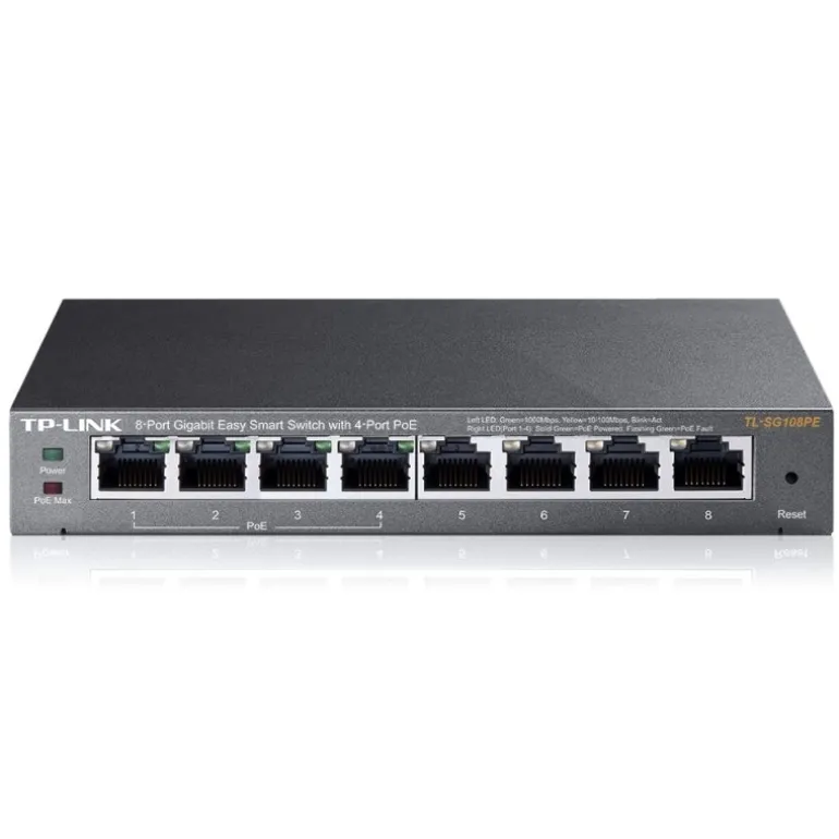 TP-Link TL-SG108PE 8 Puertos RJ45 - Switch