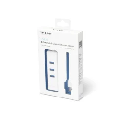 TP-Link UE330 USB 2 En 1 Hub 3 Puertos USB 3.0 - Adaptador Red