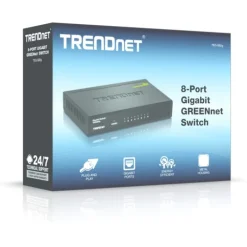 Trendnet Gigabit 8 puertos GREENnet Negro - Switch