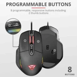 Trust GXT 940 Xidon RGB Gaming 10.000Dpi - Ratón