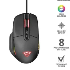 Trust GXT 940 Xidon RGB Gaming 10.000Dpi - Ratón