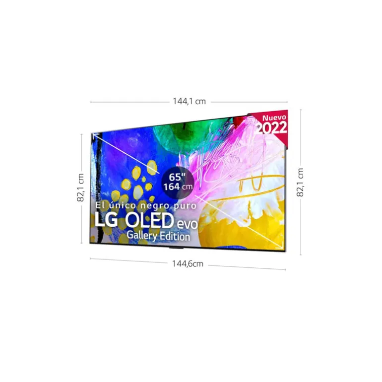 TV/Televisión LG 65G26LA 65" Smart TV OLED Evo Gallery 4K 120Hz HDR