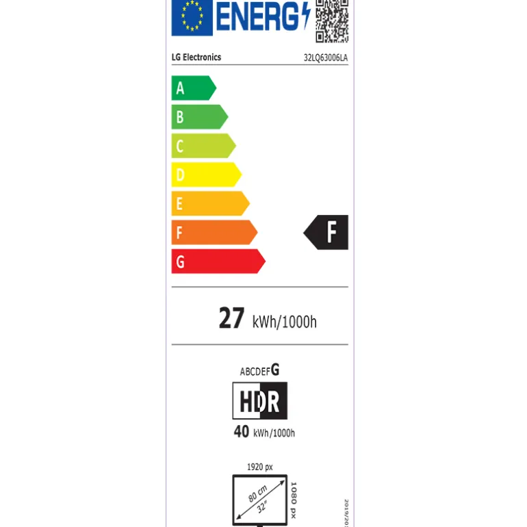 TV/Televisión LG 32LQ63006LA 32" FHD HDR10