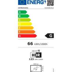 TV/Televisión LG OLED Evo AI C4 48C44LA 48" Smart TV OLED UHD 4K 120Hz HDMI 2.1 HDR