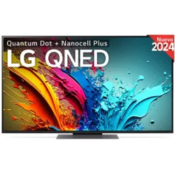 TV/Televisión LG QNED AI 55QNED87T6B 55" Smart TV QNED UHD 4K 120Hz HDMI 2.1 HDR