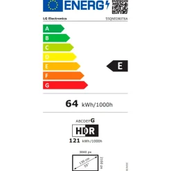 TV/Televisión LG QNED 55QNED80T6A 55" Smart TV QNED UHD 4K 60Hz HDMI 2.1 HDR