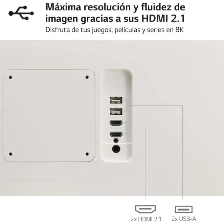 TV/Televisión LG Smart MyView 32SR50F-W 32" FHD IPS 60Hz 5ms HDR10 Blanco