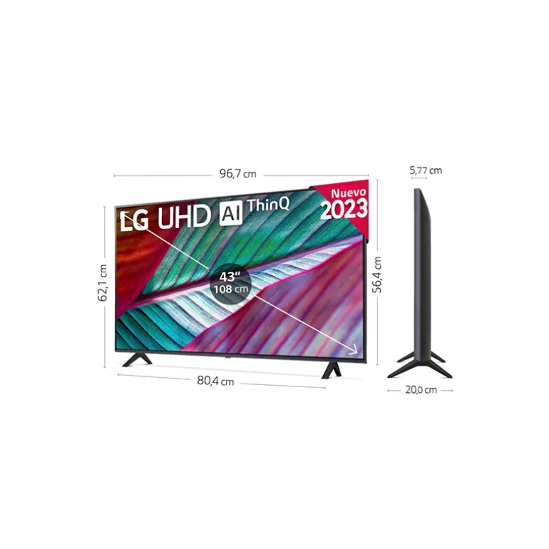 TV/Televisión LG 43UR78006LK 43" LED 4K HDMI 2.1 HDR10