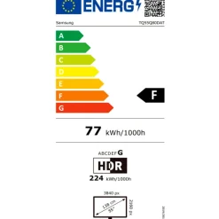 TV/Televisión Samsung QLED Q80D TQ55Q80DAT 55" Smart TV QLED UHD 4K 120Hz HDR
