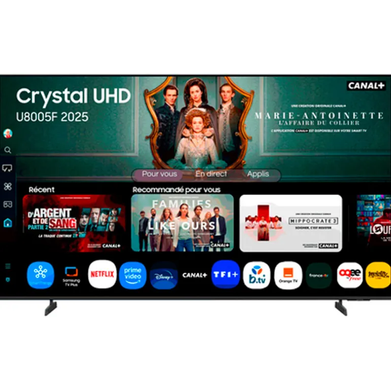 TV/Televisión Samsung TU43U8005FUXXC 43" LED Crystal 4K UHD Smart TV 50Hz Tizen HDR10+