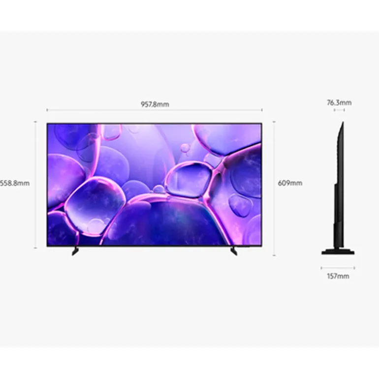 TV/Televisión Samsung TU43U8005FUXXC 43" LED Crystal 4K UHD Smart TV 50Hz Tizen HDR10+