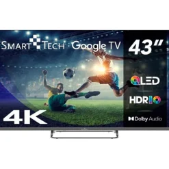 TV/Televisión Smart Tech 43QG02V 43" Google TV LED UHD 4K 60Hz HDMI 2.0 HDR