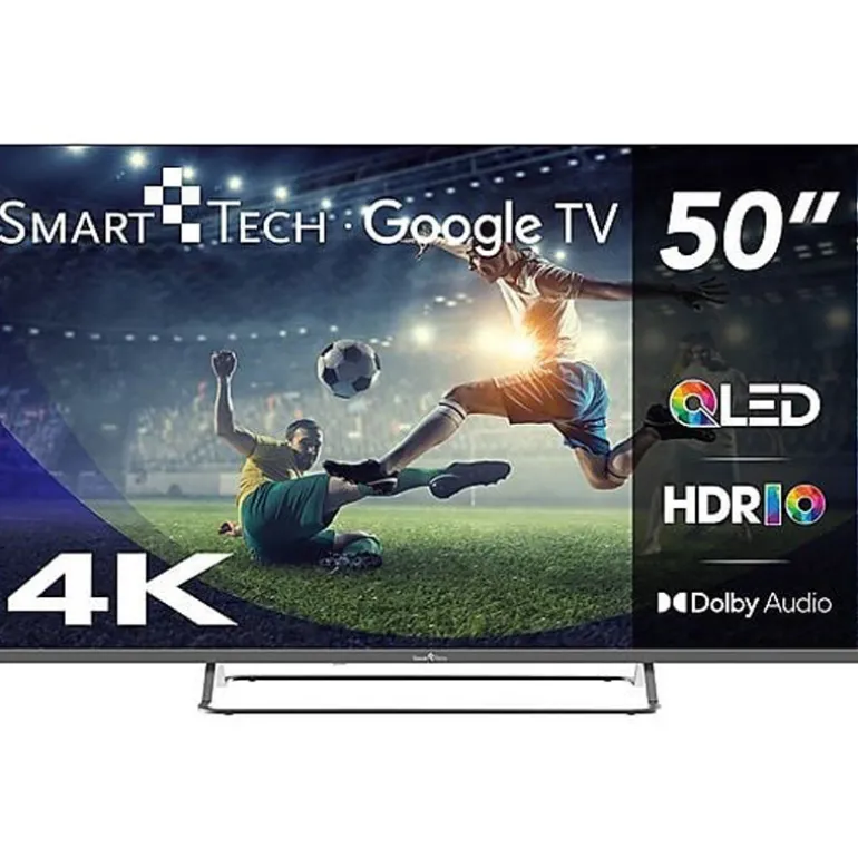 TV/Televisión Smart Tech 50QG02V 50" Google TV QLED UHD 4K 60Hz HDMI 2.0 HDR
