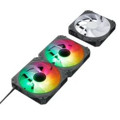 Ventilador Abysm Arclight 2.0 ARGB 120mm Triple Pack Negro