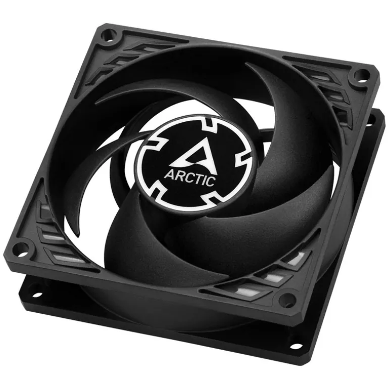 Ventilador Arctic Cooling P8 PWM PST CO 80mm Negro