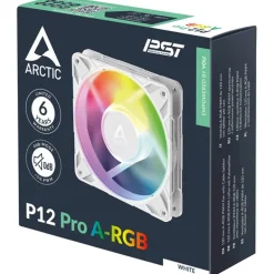 Ventilador Arctic P12 Pro ARGB 120mm Blanco