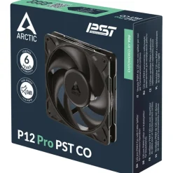 Ventilador Arctic P12 Pro PST CO 120mm Negro